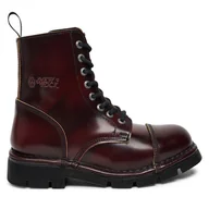 Glany damskie - Glany NEW ROCK M-MILI083C-S56 Bordowy - miniaturka - grafika 1