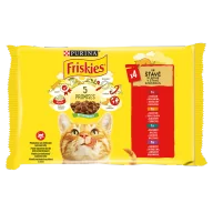 Mokra karma dla kotów - FRISKIES – mokra karma dla kota 4 smaki mięsne w sosie 4×85 g - miniaturka - grafika 1