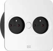 Gniazdka elektryczne - Bachmann BACHMANN TWIST 2 2xUTE 2.0m AEH RAL9010 30GE kątowa - miniaturka - grafika 1