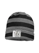 Czapeczki dla niemowląt - MaxiMo Czapka w kolorze szaro-czarnym - miniaturka - grafika 1