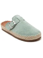 Klapki i japonki damskie - Foreverfolie Chodaki w kolorze jasnozielonym - miniaturka - grafika 1