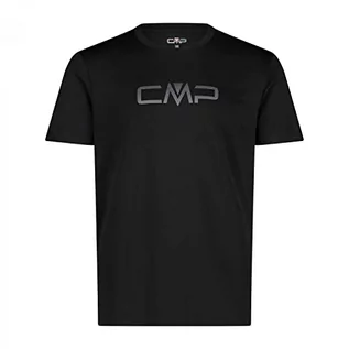 Koszulki męskie - CMP T-shirt męski, Nero, 46 - grafika 1