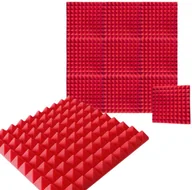 Inne akcesoria studyjne - DNA AM2 RD panel akustyczny zestaw 10 szt. czerwon - miniaturka - grafika 1