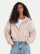 Bluzy damskie - Guess Bluza V5BQ11 KB681 Beżowy Oversize - miniaturka - grafika 1