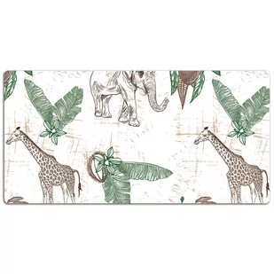 Podkładka na biurko Afrykańskie zwierzęta 120x60 cm - Podkładki na biurko - miniaturka - grafika 1