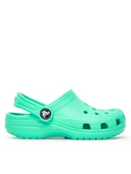 Buty dla chłopców - Crocs Klapki Classic Clog K 206991 Zielony - miniaturka - grafika 1