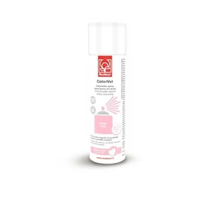 Zamsz w sprayu różowy 250 ml Modecor - Dodatki do ciast w proszku - miniaturka - grafika 1