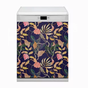 Bluedecor Dekoracyjna mata na zmywarkę Rośliny portowe 60x80 - Dekoracje domu - miniaturka - grafika 1