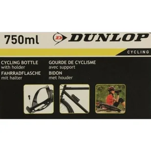 Bidon rowerowy Dunlop 750ml z koszykiem! - Akcesoria rowerowe - miniaturka - grafika 5