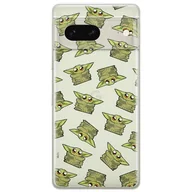 Etui i futerały do telefonów - ERT GROUP etui na telefon Google PIXEL 7, case oryginalny i oficjalnie licencjonowany przez Star Wars, wzór Baby Yoda 008, optymalnie dopasowane, plecki z TPU częściowo przeźroczyste - miniaturka - grafika 1