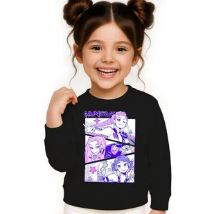BLUZA DZIECIĘCA K-POPOWE ŁOWCZYNIE DEMONÓW HUNTRIX 110-116 BAWEŁNIANA - Bluzy dla dziewczynek BLUZA DZIECIĘCA K-POPOWE ŁOWCZYNIE DEMONÓW HUNTRIX 110-116 BAWEŁNIANA - Bluzy dla dziewczynek - miniaturka - grafika 1