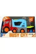 Samochody i pojazdy dla dzieci - ﻿Auto ciężarowe Laweta Cartoon MEGA CREATIVE - miniaturka - grafika 1