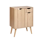 Szafki łazienkowe - Szafka pod umywalkę CANOAS 60 cm Jasnobrązowy B610813 - miniaturka - grafika 1