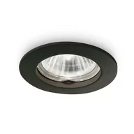 Oprawy, klosze i abażury - Ideal Lux Lampa wpuszczana JAZZ FI czarna 243818 243818/IL - miniaturka - grafika 1