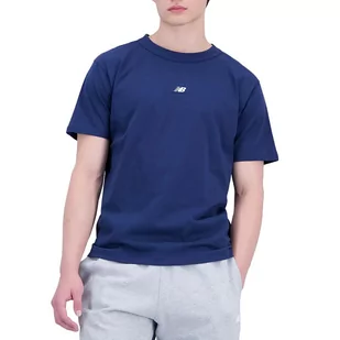 Koszulka New Balance MT31504NNY - granatowa - Koszulki sportowe męskie - miniaturka - grafika 1