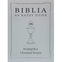Wydawnictwo Diecezjalne Sandomierz Biblia na każdy dzień. Pamiątka I Komunii Świętej ze srebrzeniem Rhona Davies, Marcin Piwowarski - Religia i religioznawstwo - miniaturka - grafika 1