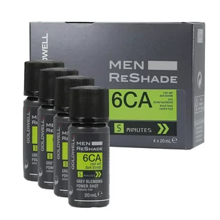 Goldwell Men Reshade 6CA Zestaw 4 x 20 ml - Farby do włosów i szampony koloryzujące - miniaturka - grafika 1