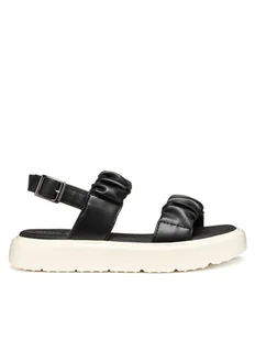 Geox Sandały J Kodette Gir J55DBB 000BC C9999 S Czarny - Buty dla dziewczynek - miniaturka - grafika 1