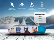Sporty zimowe - akcesoria - Pokrowiec Na Deskę Snowboardową Dla Dzieci Snowsport Snowboard Bag Cats - miniaturka - grafika 1
