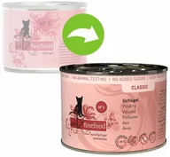 Mokra karma dla kotów - Catz Finefood w puszce, 6 x 200 g - Łosoś z drobiem - miniaturka - grafika 1