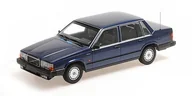 Samochody i pojazdy dla dzieci - Minichamps Volvo 740 Gl - 1986 - Dark Blue Metallic 1:18 Minichamps155171701 - miniaturka - grafika 1
