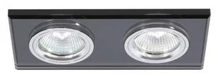Candellux SS-21 Oprawa stropowa szklana podwójna czarna MR16 2226590 - Oprawy, klosze i abażury - miniaturka - grafika 1