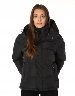 Ciepła Kurtka Damska Puchowa Ocieplana 1162-1 r XL - Kurtki damskie - miniaturka - grafika 1