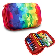 Piórniki - ZIPIT Colorz Piórnik, mieści do 60 długopisów, trwały pojemnik do przechowywania przyborów szkolnych i biurowych, bezpieczne zamknięcie na zamek błyskawiczny (kalejdoskop) - miniaturka - grafika 1