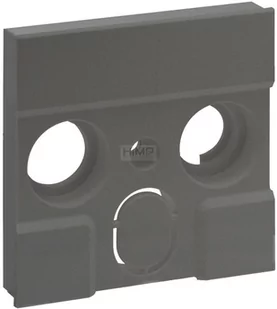 Legrand Niloe Step plakietka gniazda TV zewnętrznych producentów 3 otwory kolor stalowy 863484 863484 - Klawisze i ramki - miniaturka - grafika 1