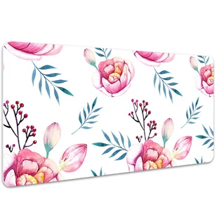 Podkładka na biurko Kwiatowy motyw 100x50 cm - Podkładki na biurko - miniaturka - grafika 1