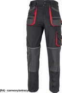 Odzież robocza - CERVA FF HANS - spodnie - czerwony/antracyt 56 - miniaturka - grafika 1