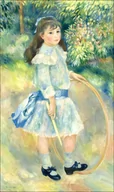 Plakaty - Galeria Plakatu, Plakat, Girl With A Hoop, Auguste Renoir, 60x80 cm - miniaturka - grafika 1