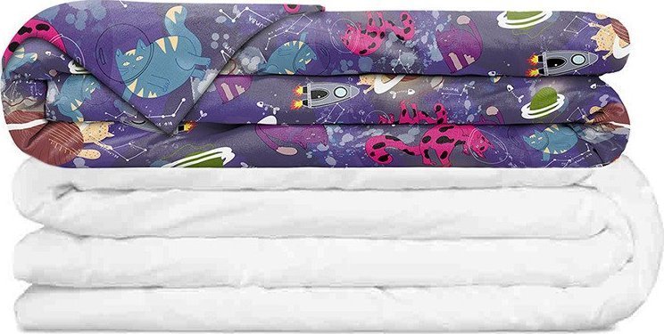Gravity Kołdra obciążeniowa Balance Kids Gravity Moths Bawełniana-Letnia 100x150 cm
