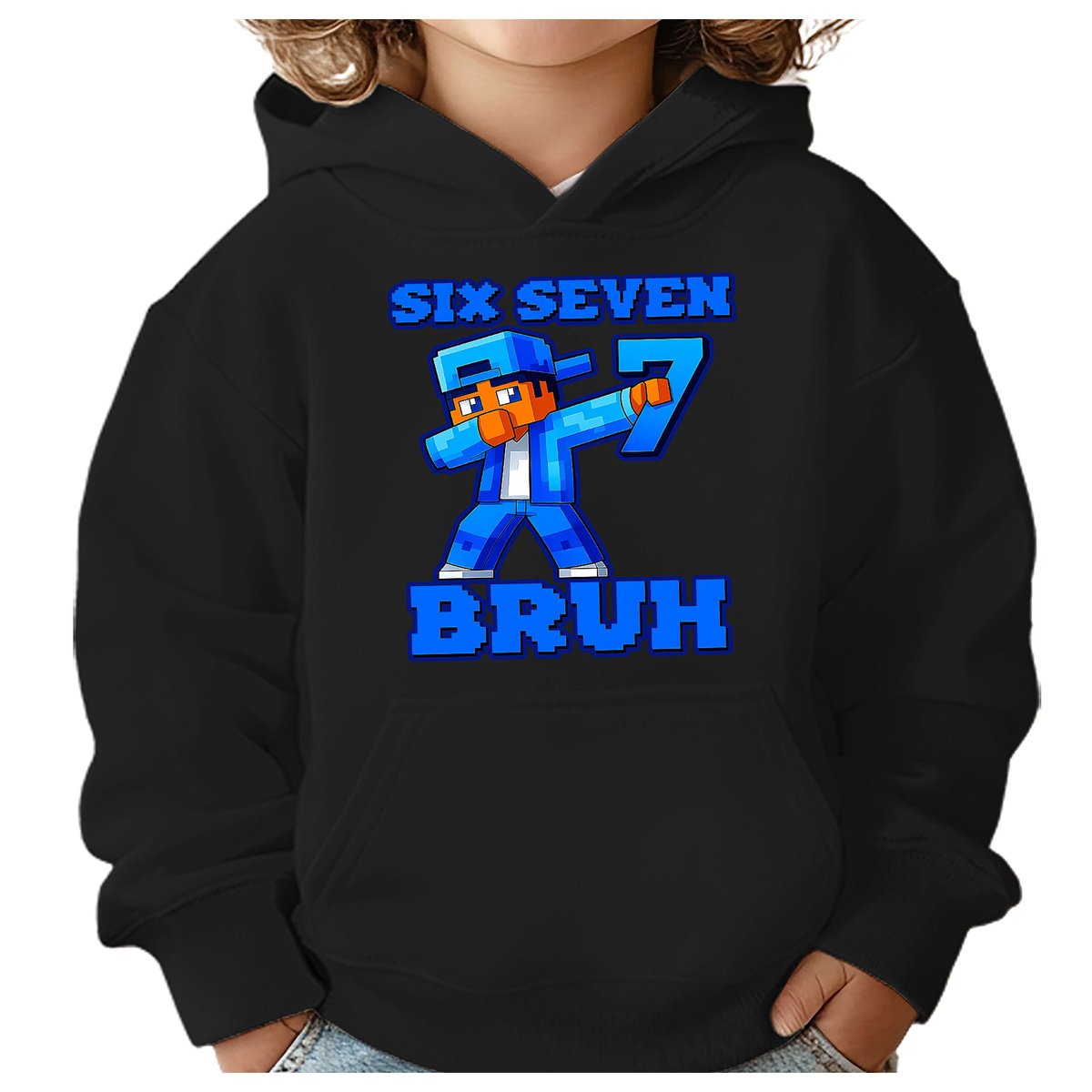 BLUZA DZIECIĘCA Z KAPTUREM 67 SIX SEVEN BRUH 146-152 DLA DZIECKA PREZENT