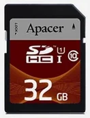 Karty pamięci - Apacer SDHC 32GB (AP32GSDHC10U1-R) - miniaturka - grafika 1