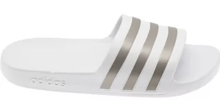 Klapki i japonki damskie - Adidas, Klapki damskie, Adilette Aqua EF1730, biały, rozmiar 38 - grafika 1