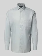 Koszule męskie - Koszula biznesowa o kroju Super Slim Fit z kołnierzykiem typu kent - miniaturka - grafika 1