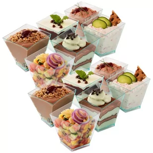 Orion Pucharek na desery przystawki przekąski tiramisu panna cotta mini pojemnik zestaw 12 sztuk 120 ml - Miski i półmiski - miniaturka - grafika 1