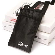 Torebki damskie - TEMU 1 szt. Sportowa Lekka Portmonetka na Telefon z Paskiem na Ramię - Wielofunkcyjna, Stylowa Portmonetka z Zamkiem Błyskawicznym, Regulowany Pasek, - miniaturka - grafika 1