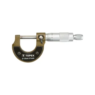 Topex Mikrometr 0-25 mm 31C629 - Poziomice, łaty, miary - miniaturka - grafika 2