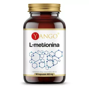 Yango Yango L-metionina 450 mg 90 k dla sportowców - Suplementy naturalne - miniaturka - grafika 1