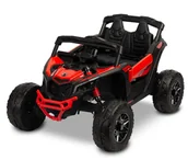 Pojazdy elektryczne dla dzieci - 399638 MAVERICK POJAZD NA AKUMULATOR QUAD BUGGY MOCNY NAPĘD 4X4 CZERWONY - miniaturka - grafika 1