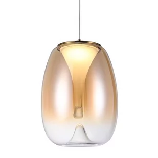 Ledowa lampa wisząca PAMELA AZ6185 Azzardo LED 15W 3000K złota - Lampy sufitowe - miniaturka - grafika 1