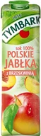 Soki i napoje niegazowane - Tymbark Sok z jablek i brzoskwiń 100% 1L - miniaturka - grafika 1