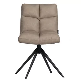 Jasnobrązowe krzesło obrotowe Vinny – WOOOD - Krzesła - miniaturka - grafika 1