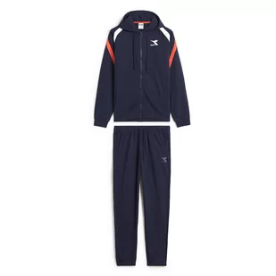 Zestaw dresowy męski DIADORA TRACKSUIT HOODIE FZ CORE - Bluzy męskie - miniaturka - grafika 1