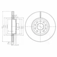 Tarcze hamulcowe - Tarcza hamulcowa DELPHI BG3953C - miniaturka - grafika 1