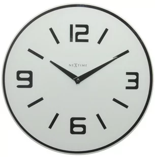 Nextime Zegar ścienny (biały) Shuwan - Zegary - miniaturka - grafika 1