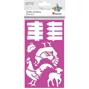 Szablon plastkowy 105x180mm Zagroda - Titanum - Zabawki kreatywne - miniaturka - grafika 1