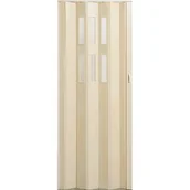 Drzwi wewnętrzne - Drzwi harmonijkowe PIONEER GLASS 051 84 x 202 cm klon - miniaturka - grafika 1